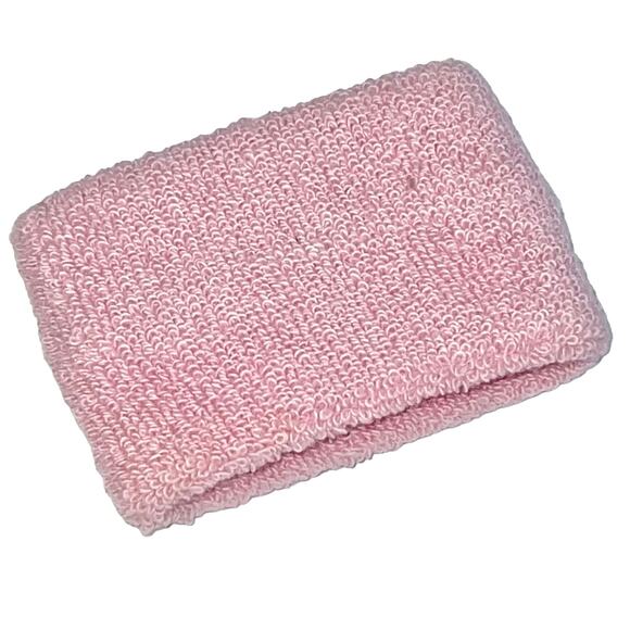 VTG Christian Dior Pink Logo Terry Cloth Sweat Band Sport Wristband Bracelet - Picture 11 of 13